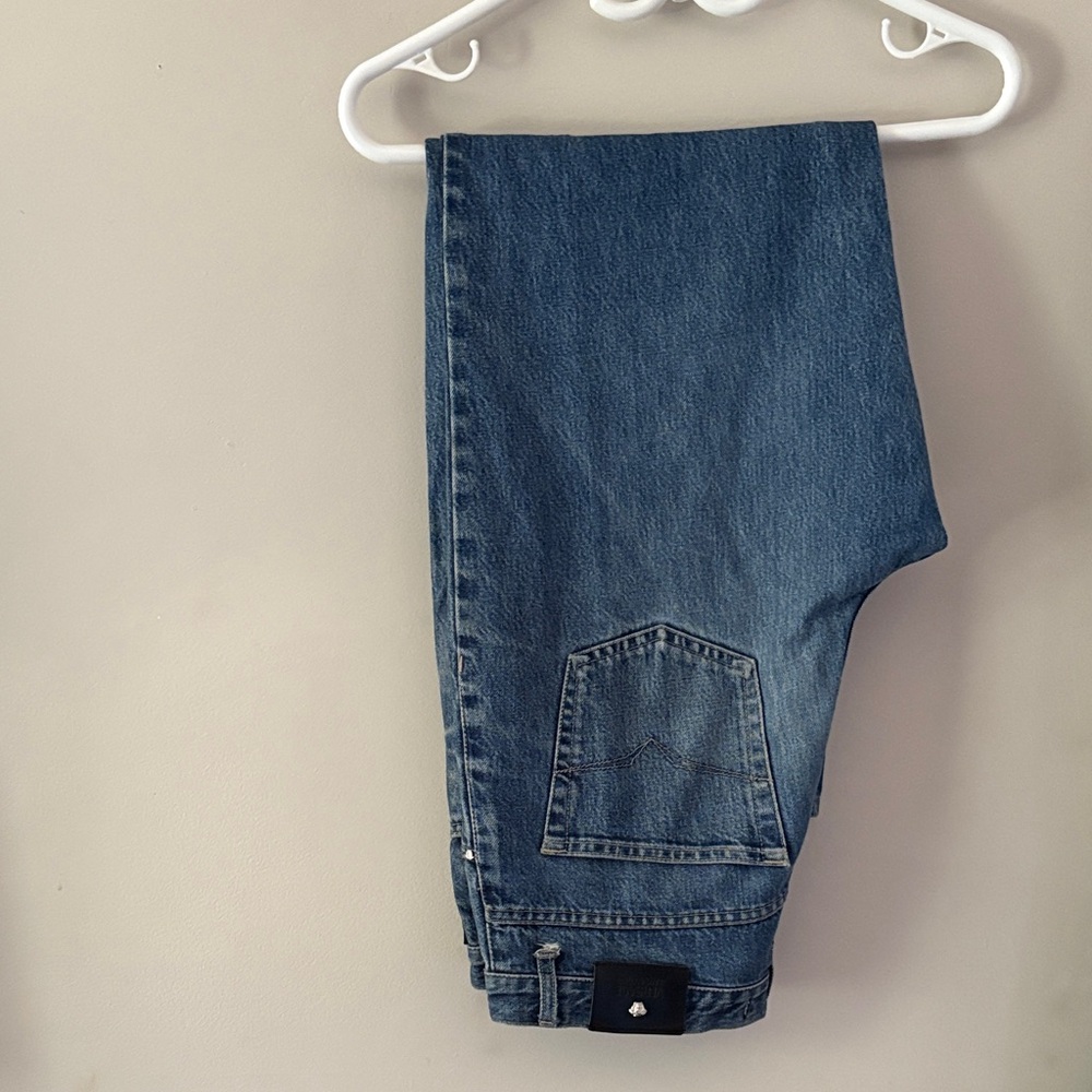 Vintage Versace Relaxed Fit Blue Jeans